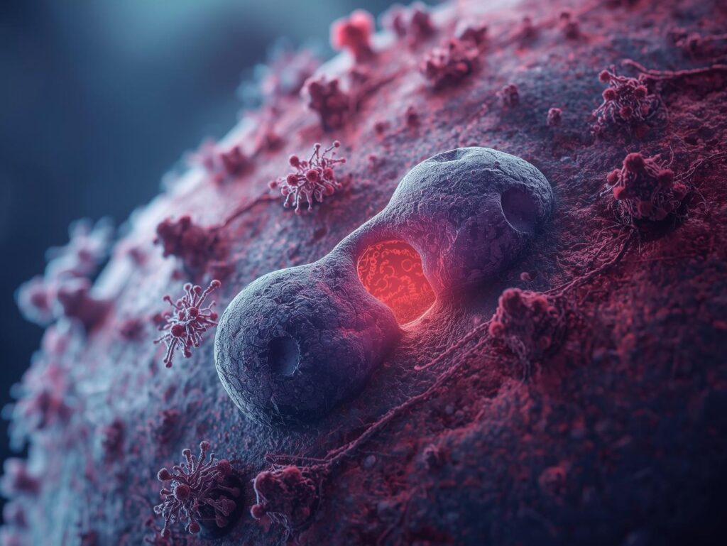 Produção de ATP nas mitocôndrias das células humanas